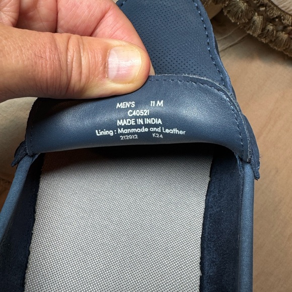 Cole Haan Men's Navy Slip-On Loafers - Picture 5 of 6